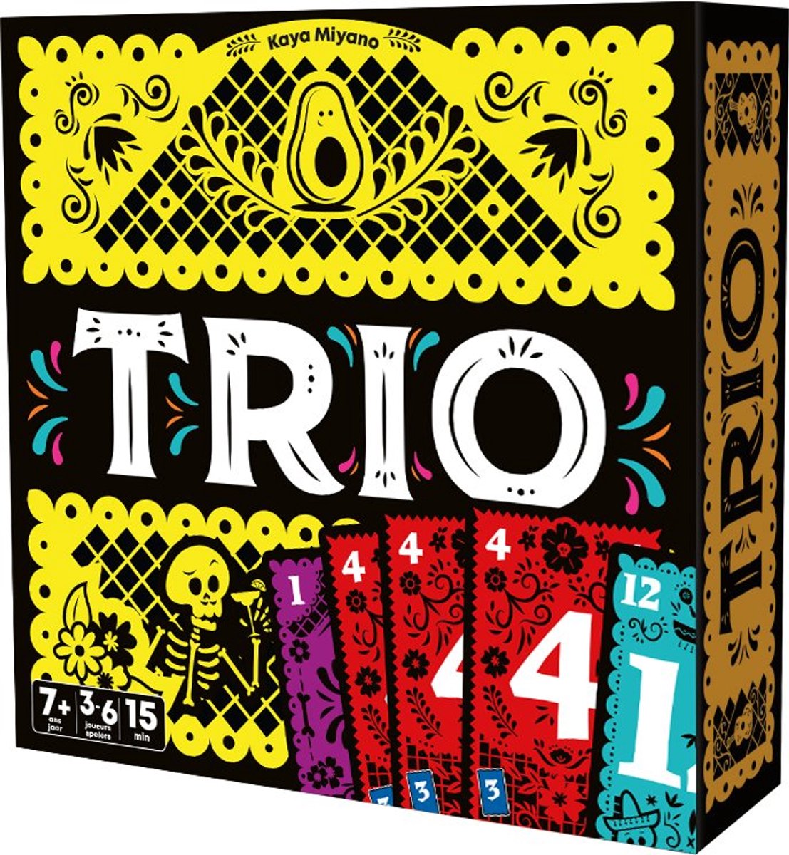 Cocktailspiele – Trio – Niederländisches Kartenspiel – Actionspiel