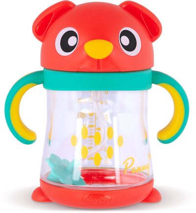 Playgro Penny-beschwerter Strohhalm-Trinkbecher ab 6 Monaten – Header-Karte