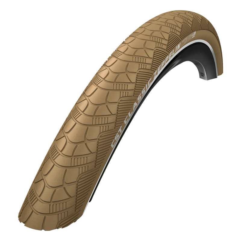 CST-Reifen Zeppelin 26 x 1,75'' 47-559 – Khaki mit Reflexion