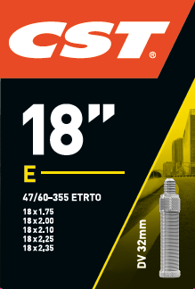 CST Innenrohr 18x1.75 ETRTO 47 60-355, Ventil: Blitz Holland 32mm