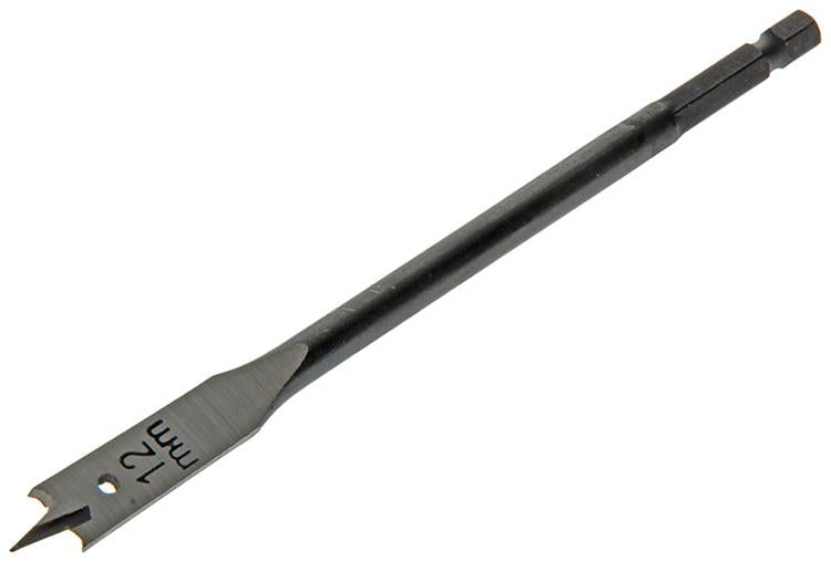 Mack 1018515 - Flachholzbohrer DIN 7487 ø 12,0 x 160 mm | 5 Stück