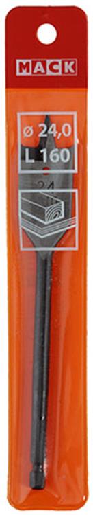 Mack 1018521 - Flachholzbohrer DIN 7487 ø 24,0 x 160 mm | 5 Stück