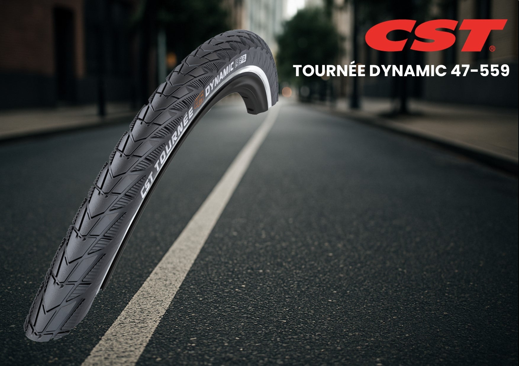 CST Außenreifen Tournee Dynamic 26 x 1.75 zw refl