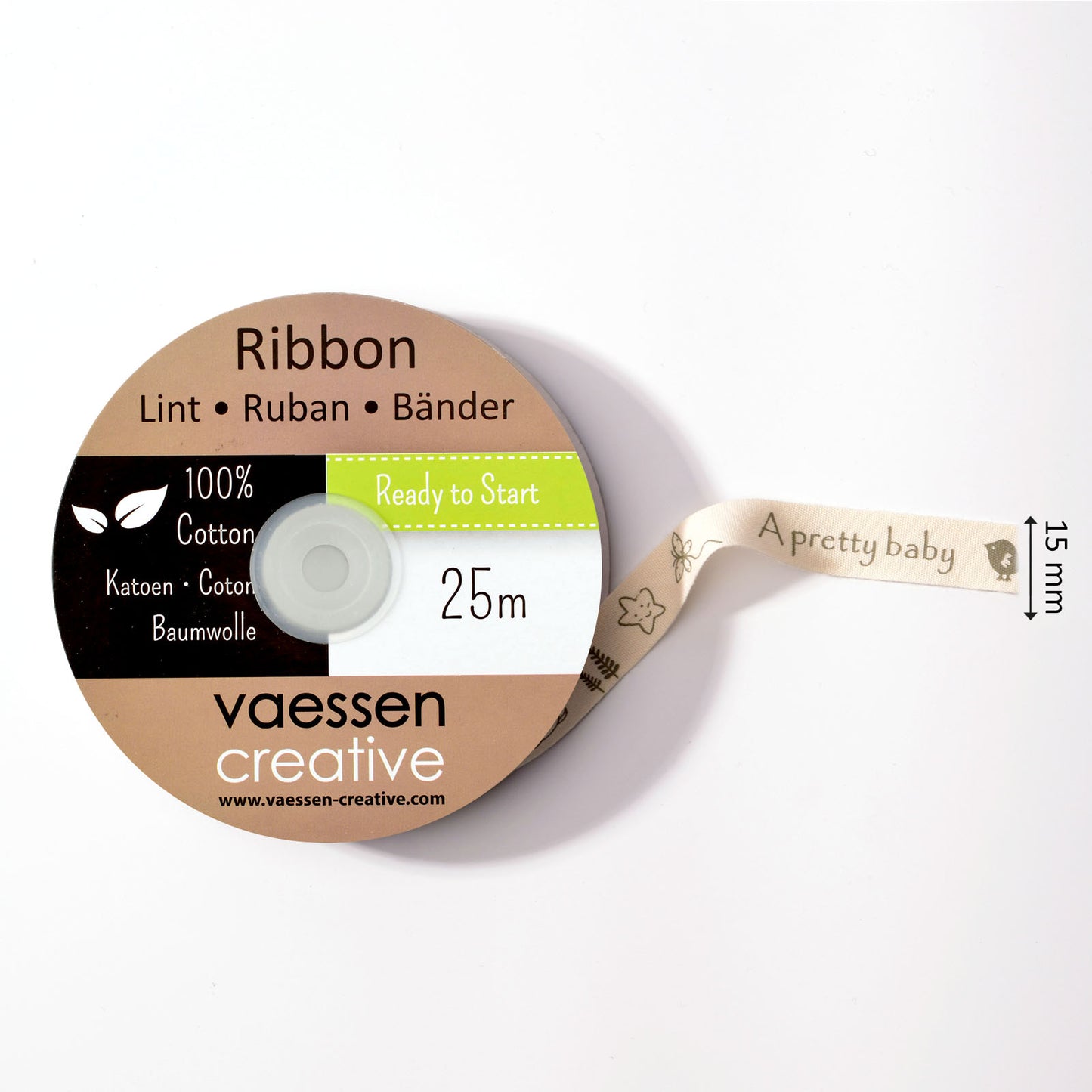 Vaessen creative • Band 25mx15mm Baumschmetterling
