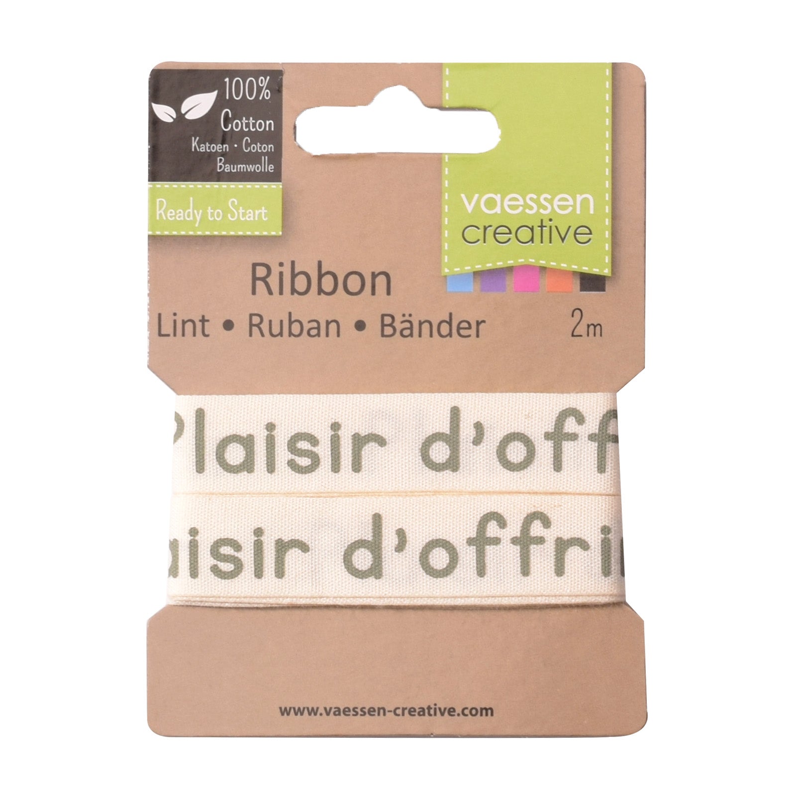 Vaessen creative • Band 2 m x 15 mm zum Basteln