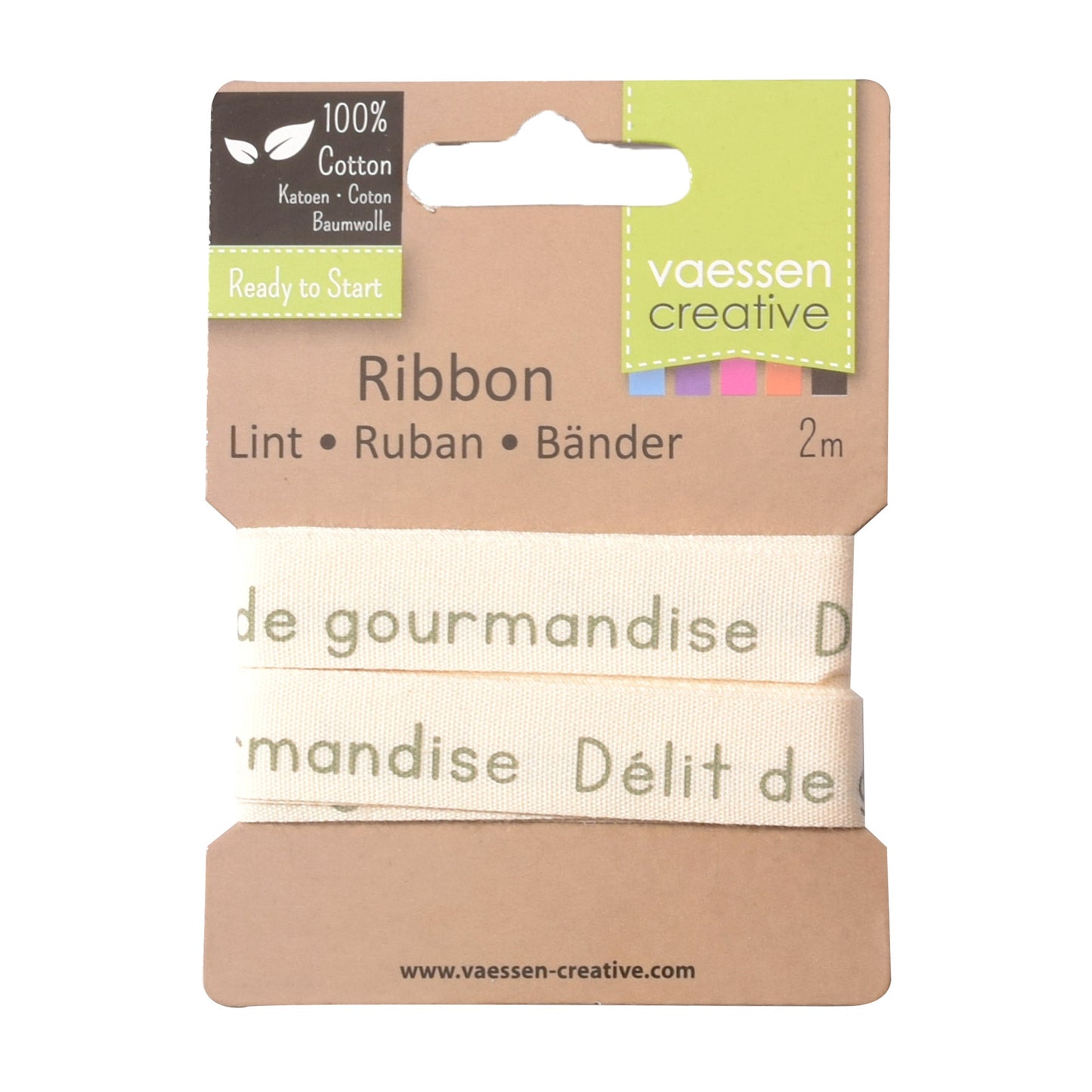Vaessen creative • Band 2mx15mm für Delikatessen
