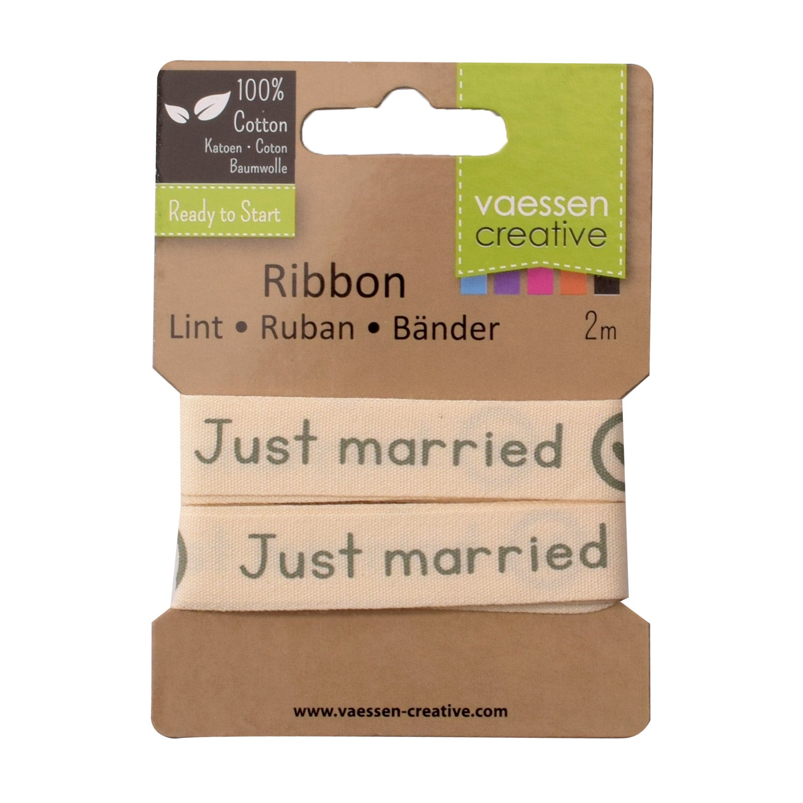 Vaessen creative • Band 2mx15mm deu frisch verheiratet