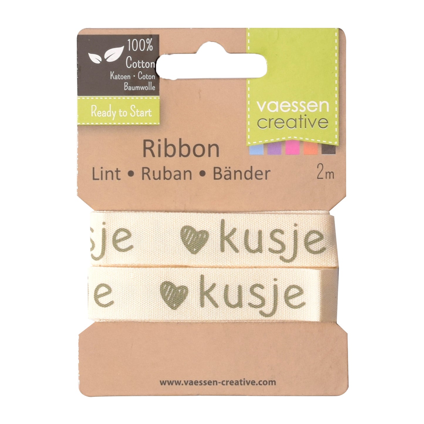 Vaessen creative • Band 2mx15mm nl kiss