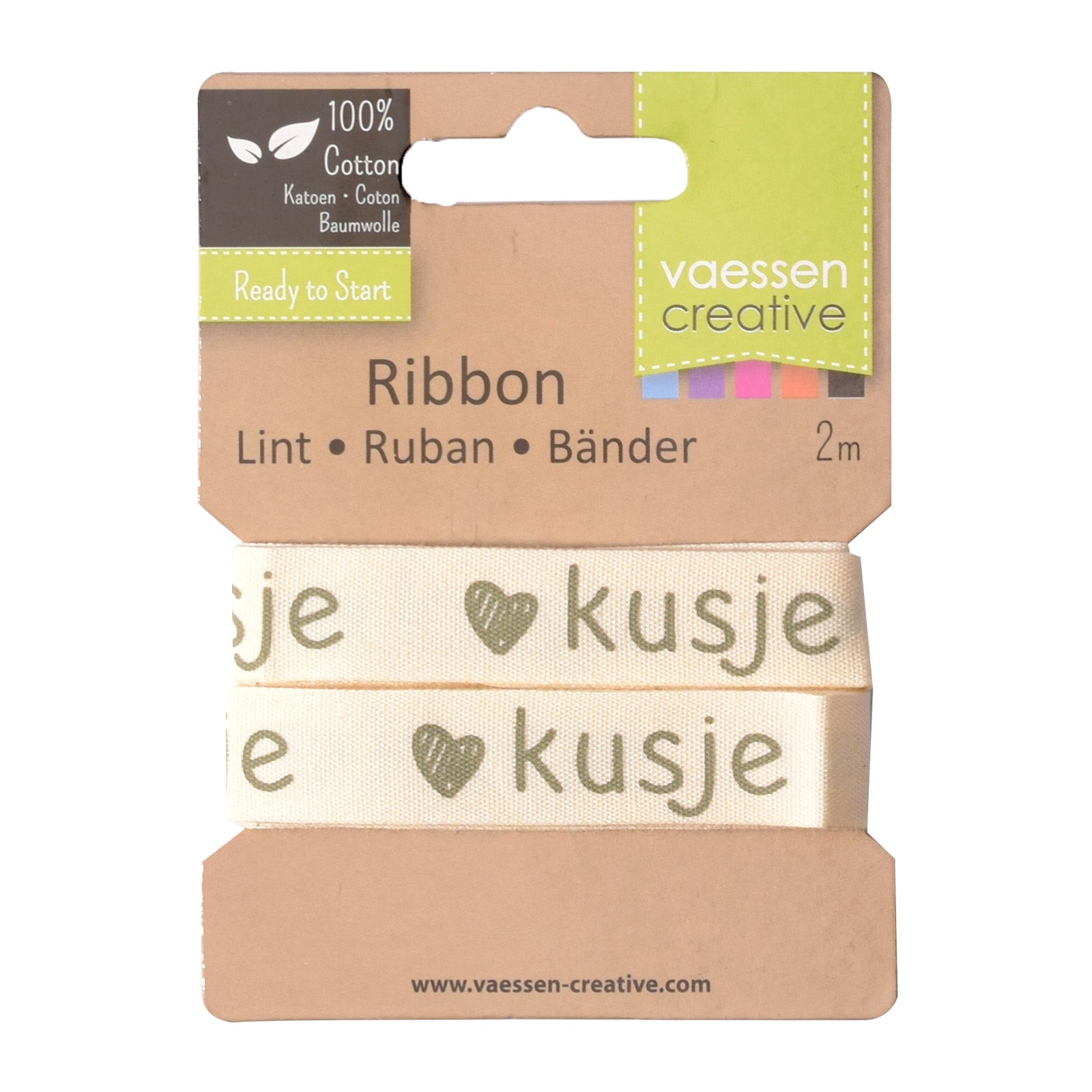 Vaessen creative • Band 2mx15mm nl kiss