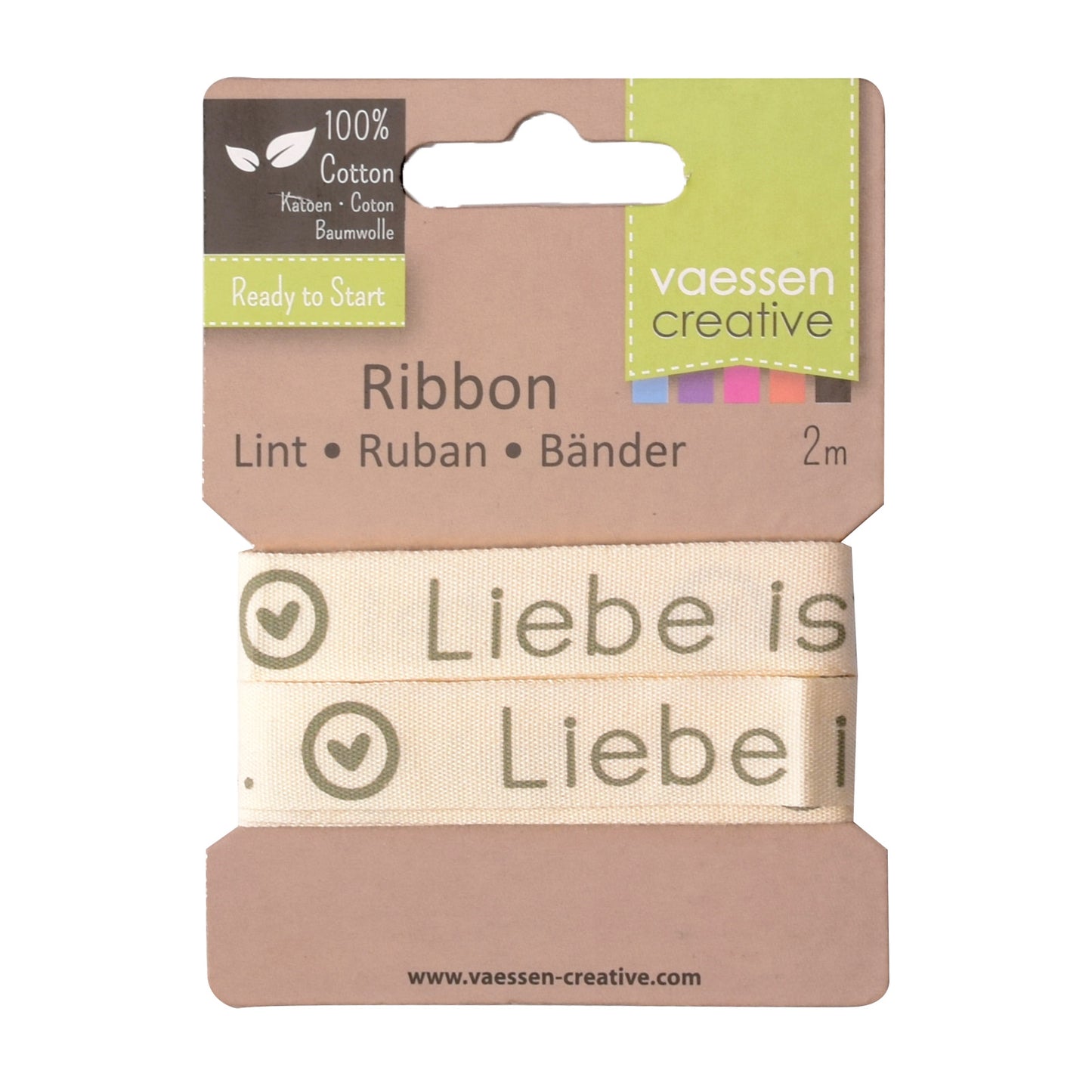 Vaessen creative • Band 2mx15mm de liebe ist ...