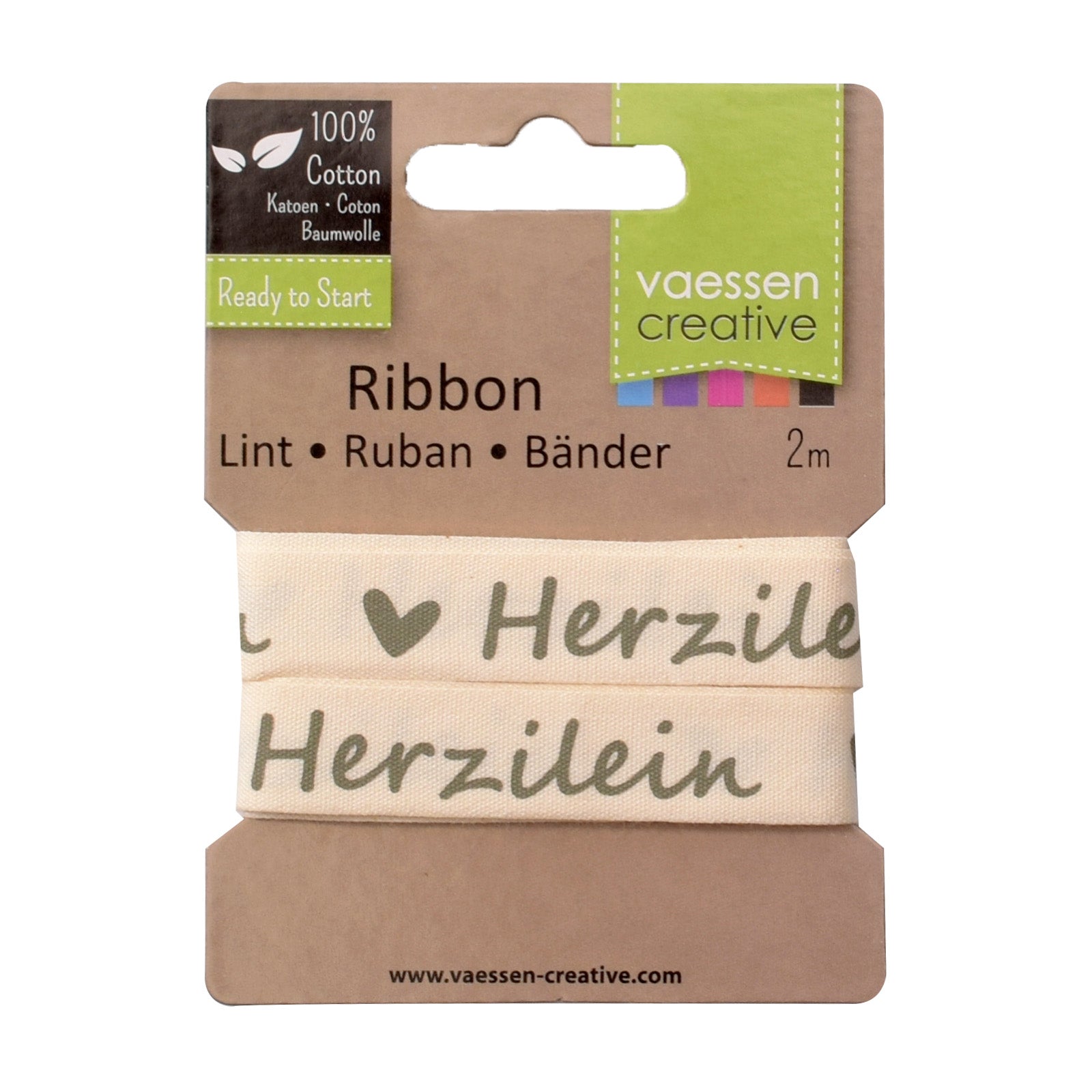 Vaessen creative • Herzband 2mx15mm