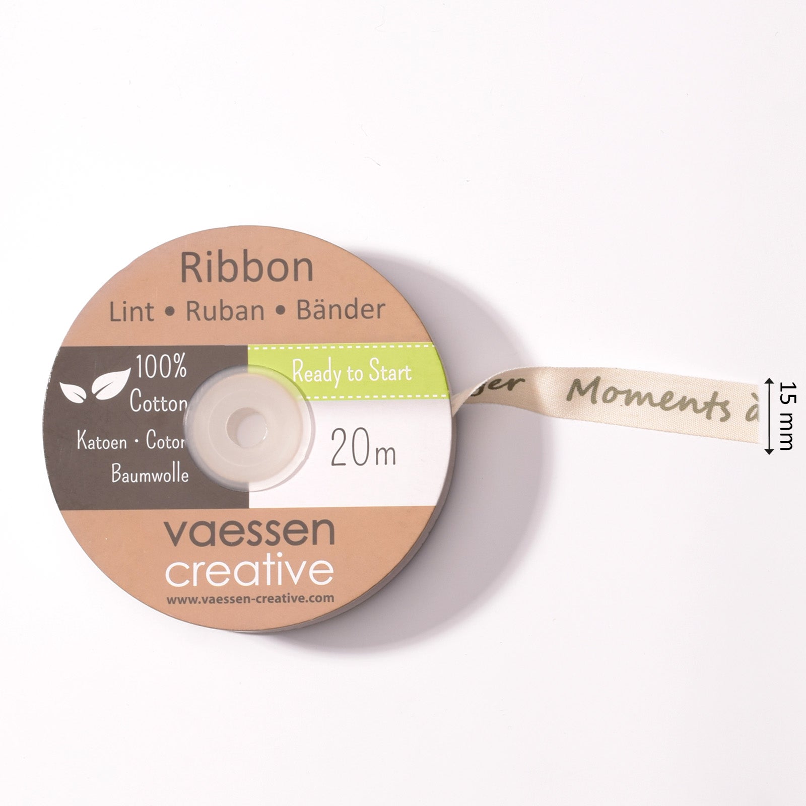 Vaessen creative • Band 20mx15mm für Momente à partager