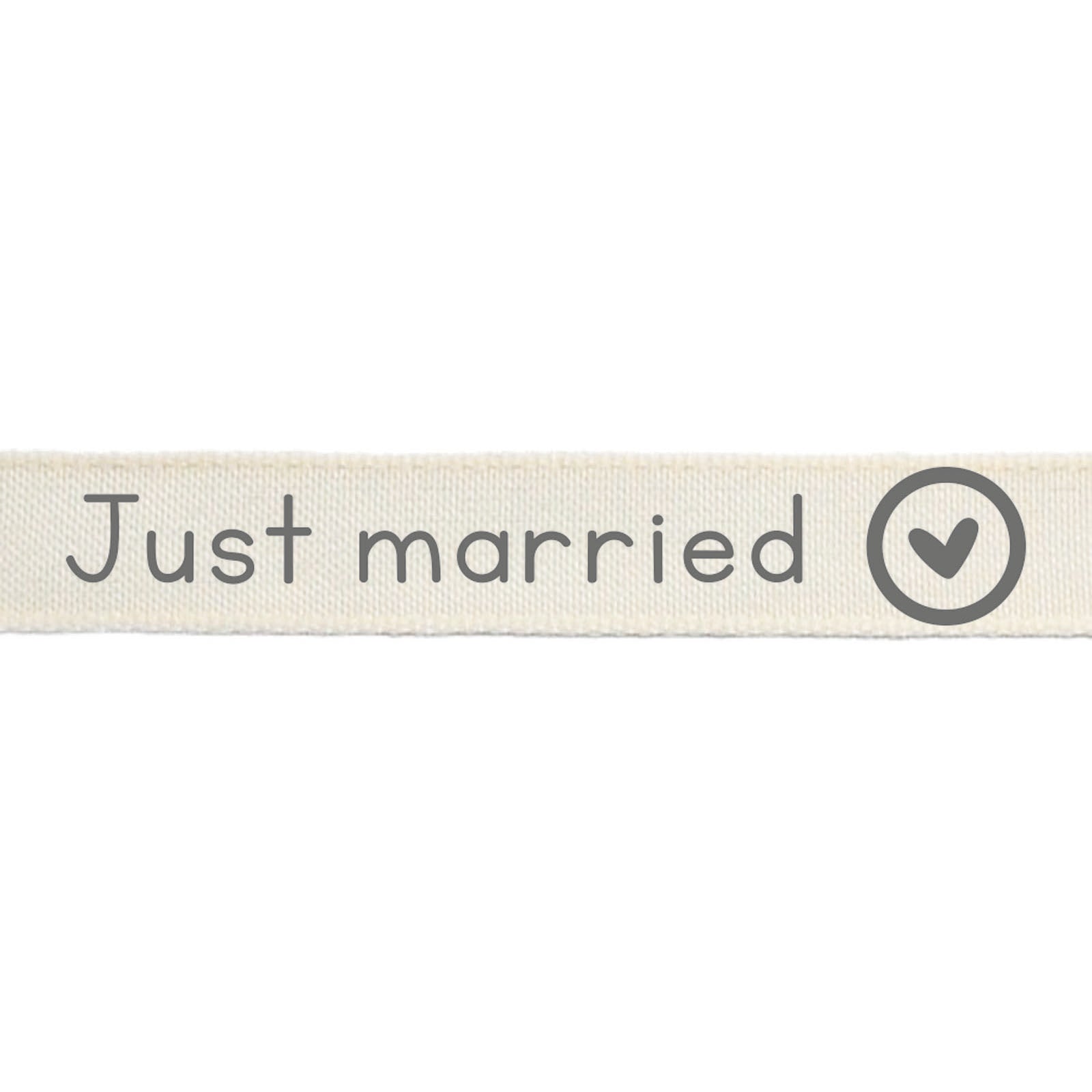 Vaessen creative • Band 20 m x 15 mm eng frisch verheiratet