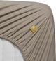 Perkal-Baumwolle von Perkal – Spannbettlaken – 90 x 220 – Sand