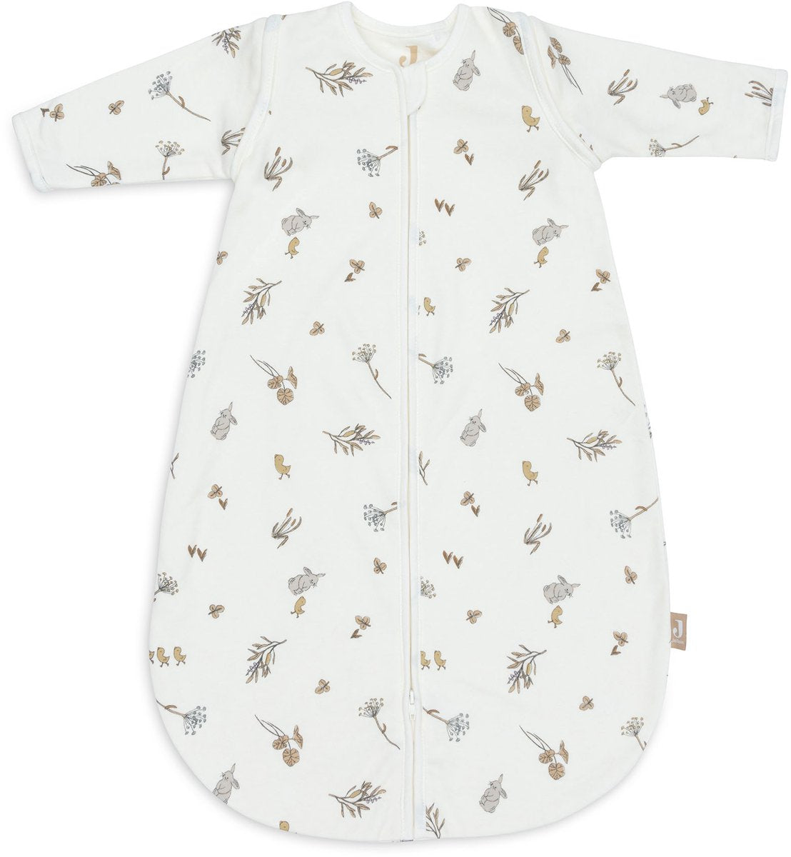Jollein Babyschlafsack Sommer Jersey mit abzippbarem Ärmel 70cm – rund – Flussufer – Sommerschlafsack