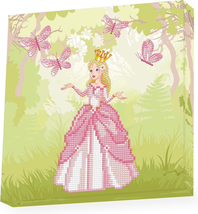 Diamond dotz® Diamond Dotz Diamond Painting Bastelpaket Princess Adventure 28x28cm.