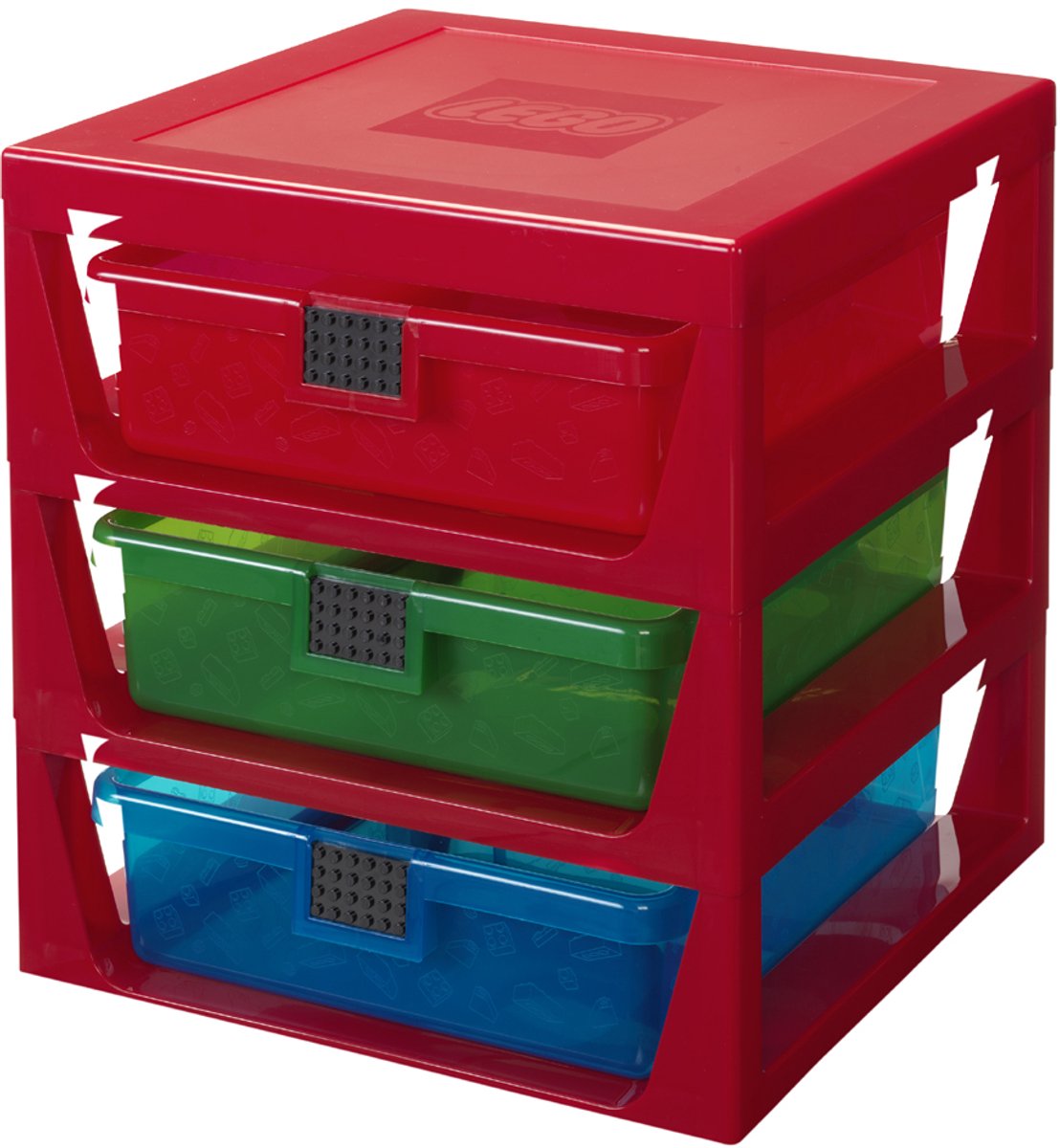 Zimmer Kopenhagen LEGO 3-Drawer-Speicherregal