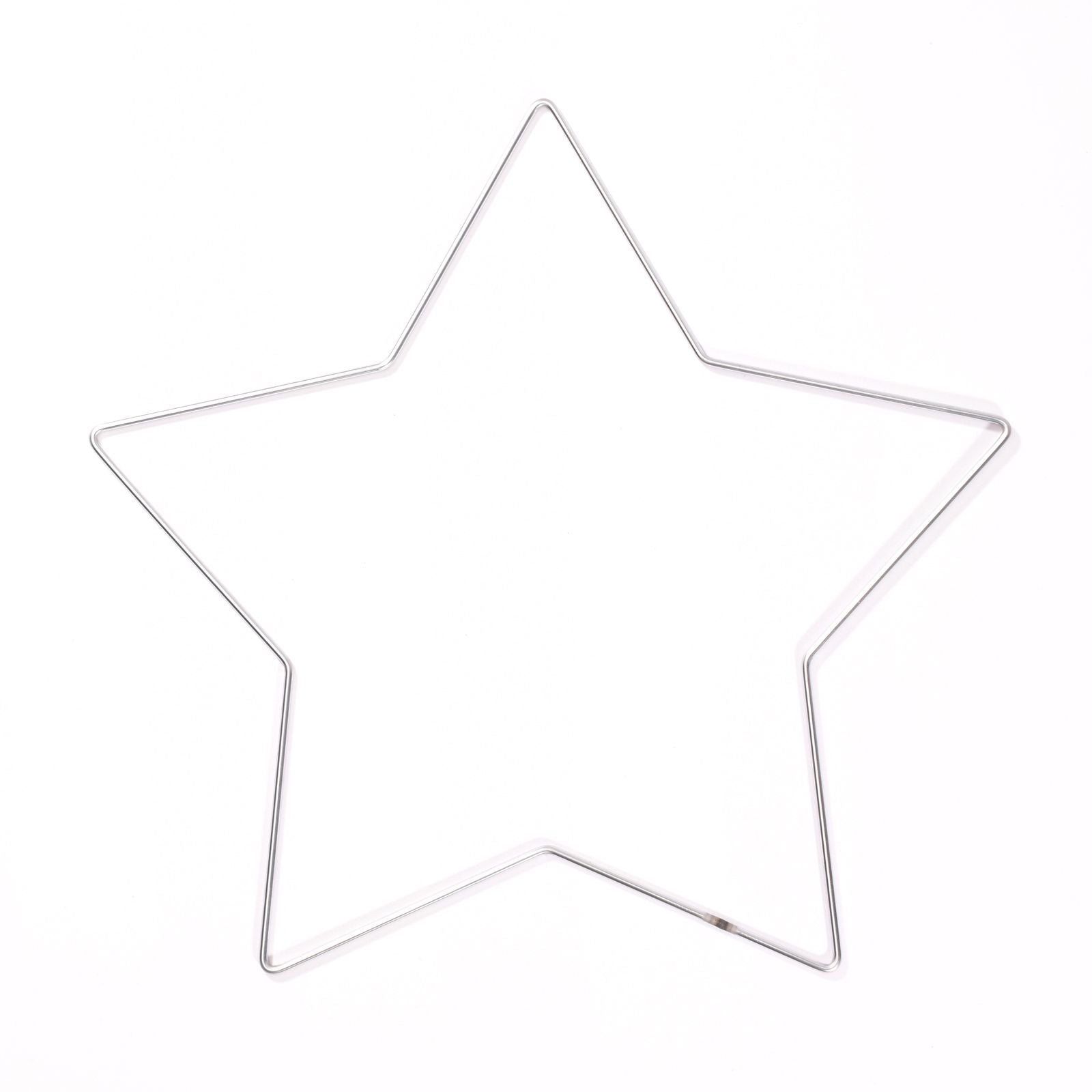 Vaessen creative • Metallringe-Set Stern, Mondwolke ø32cm 3mm Silber