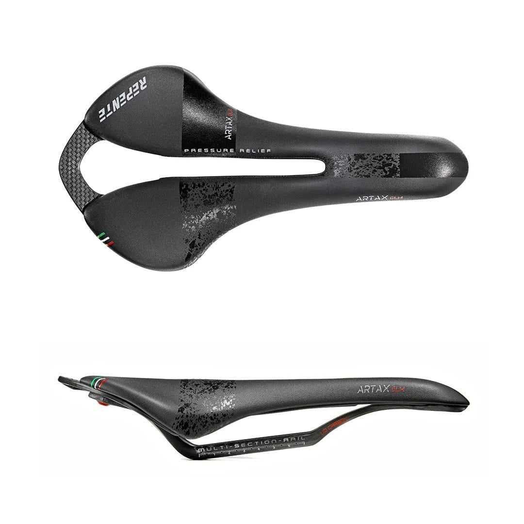 F-Tech Repente Sattel Artax GLM 142 mm LCF-Technologie Carbonschienen schwarzer Schlamm