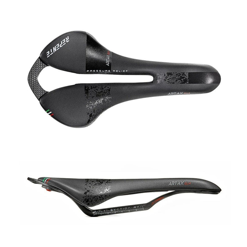 F-Tech Repente Sattel Artax GLM 142 mm LCF-Technologie Carbonschienen schwarzer Schlamm