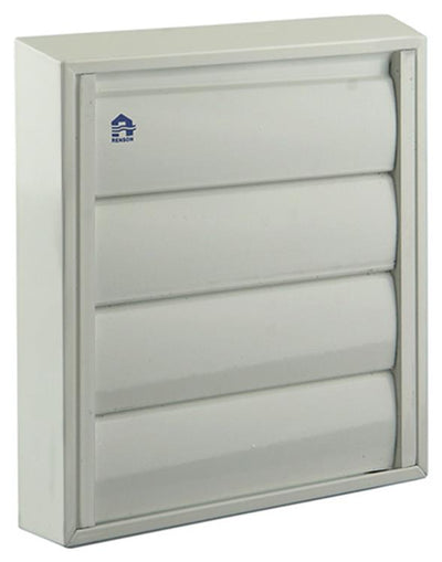 Renson 1006251 - Dunstabzugshaubengitter Aufputz 433 Aluminium RAL 9010 173x173mm | 2 Stk