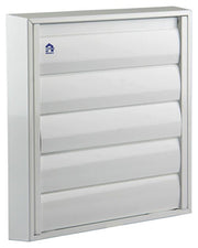 Renson 1006254 - Dunstabzugshaubengitter Aufputz 433 Alu Ral 9010 210x210mm | 2 Stk - afbeelding 1