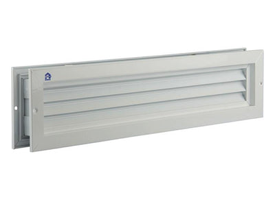 Renson 1006215 - Türgitter 461 Alu Ral 9010 425x76mm | 2 Stk