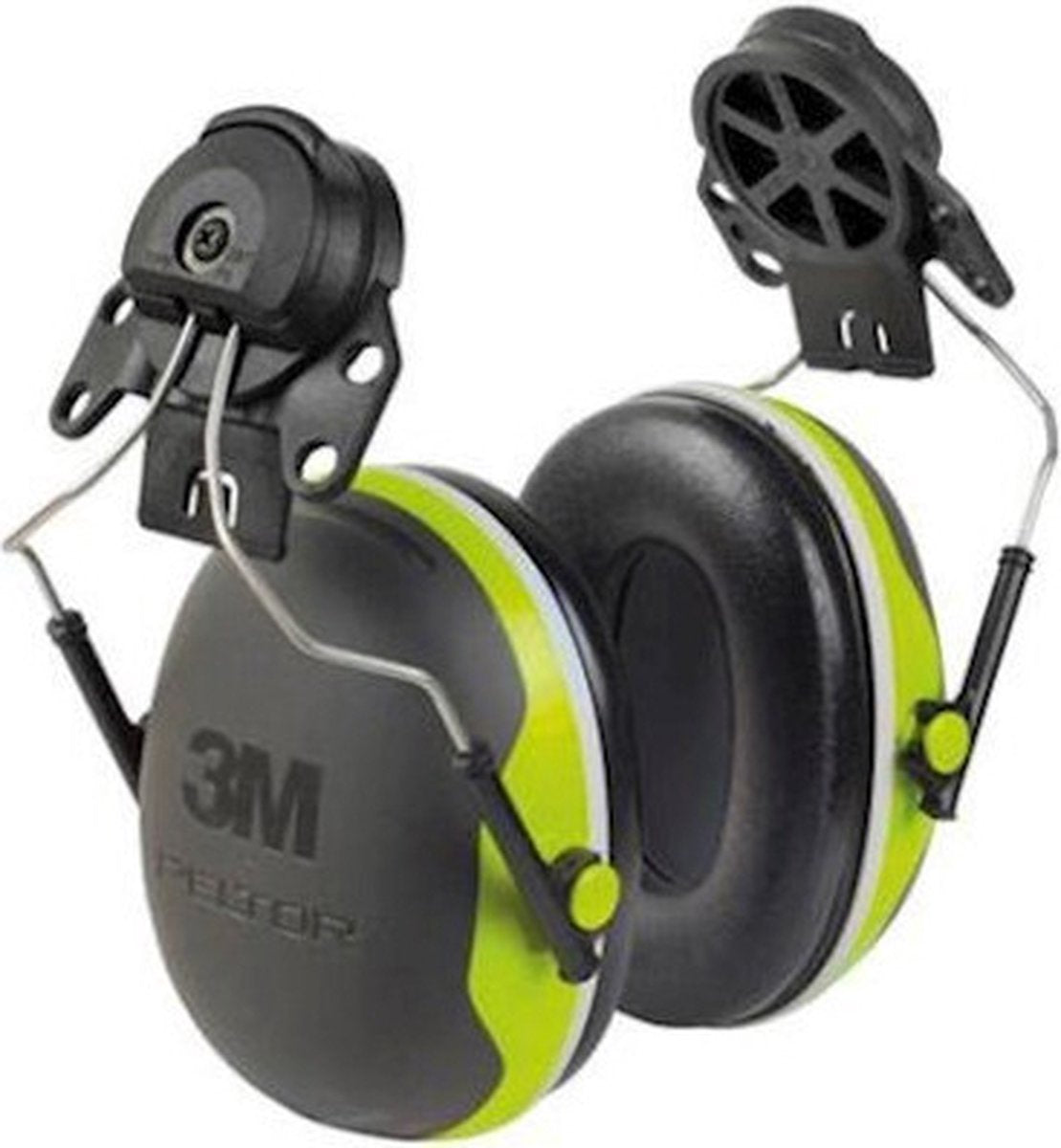 Markenlose 3M Peltor X4P3 Ohrenschützer mit Helmbefestigung, Hi-Viz