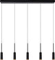 Lucide tubule - Hängelampe - LED - 5x7w 2700k - schwarz