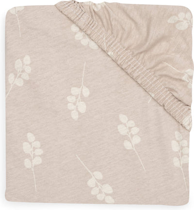 Jollein - Spannbettlaken Jersey 60x120cm - Wiege, Bett, Babybett - Zweig - Wildrosa