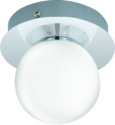 Eglo Mosiano - Deckenleuchte - 1 Licht - LED - ø110mm. - Chrom - Weiß