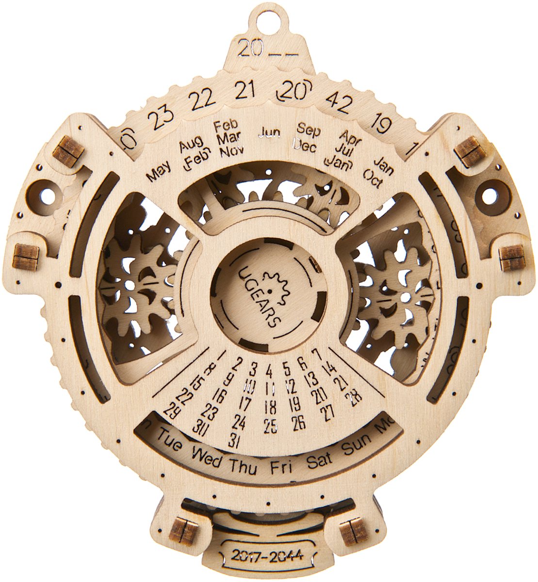 Ugears 3D-Holzmodell – Datumsnavigator