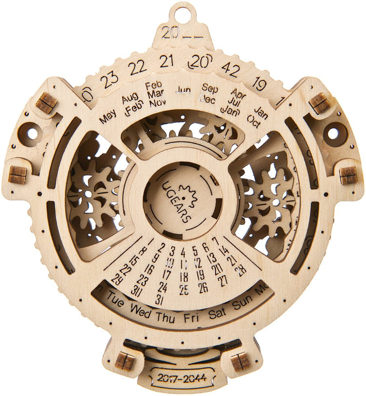 Ugears 3D-Holzmodell – Datumsnavigator