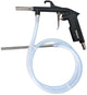 Stanley Sandstrahlpistole 150063xstn – Sandstrahlpistole mit Schlauch – für Kompressor – max. 8bar - 250l min - Aluminium - Schwarz