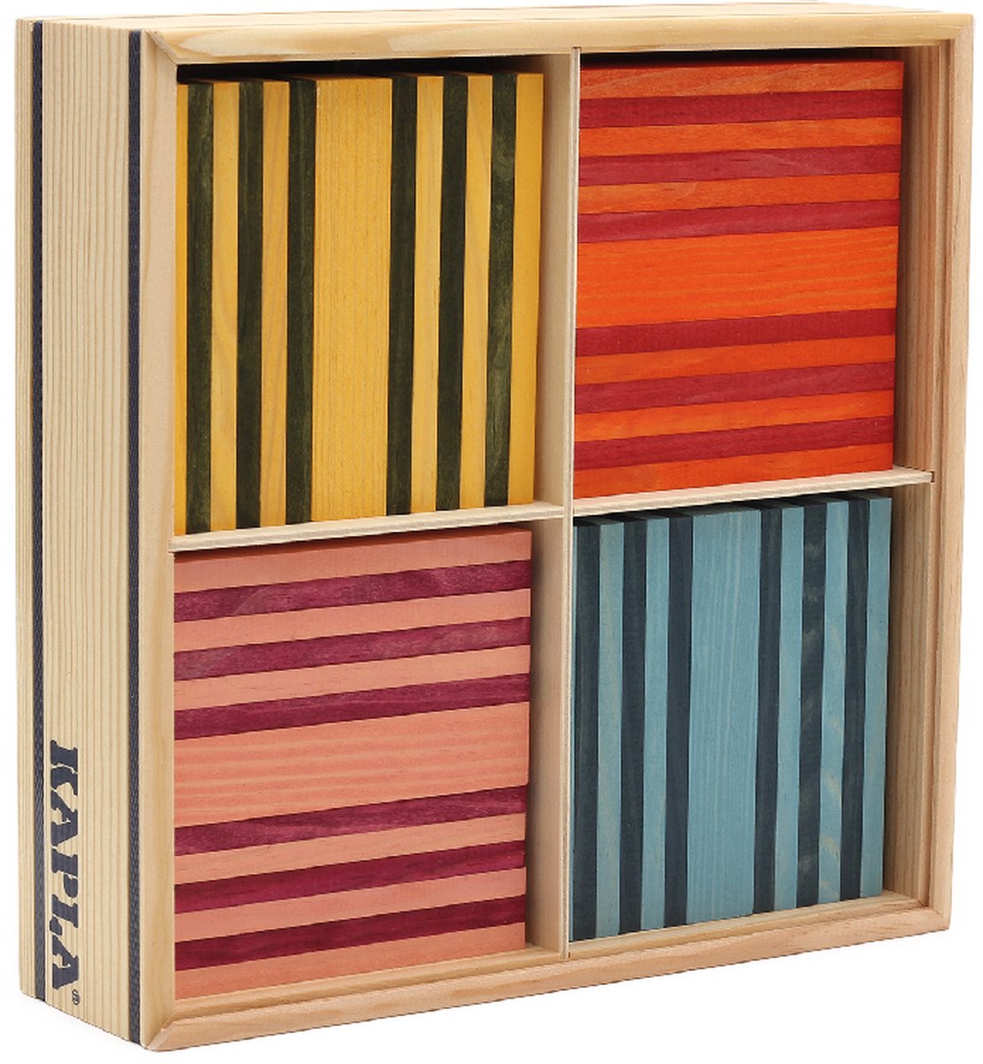 Kapla - Farbe - Konstruktionsspielzeug - 8 Farben - 100 Bretter