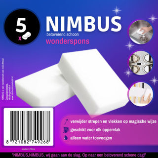Nimbus Wunderschwamm 5 Stück | 10 Stück