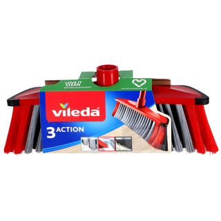 Vileda Vileda 3Action Besen in rotgrau