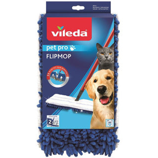 Vileda Flip Mop Cap Pro Ersatz | 2 Stk