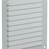 Renson 1015063 - Lamellengitter flach Aluminium weiß 150x150mm | 10 Stück