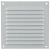 Renson 1015063 - Lamellengitter flach Aluminium weiß 150x150mm | 10 Stück