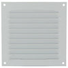 Renson 1015063 - Lamellengitter flach Aluminium weiß 150x150mm | 10 Stück