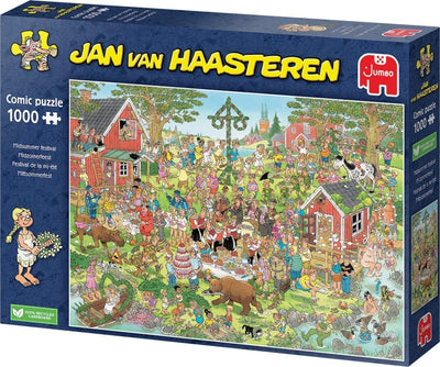 Jan Van Haasteren Legpuzzle - Mittsommerfestival, 1000st.