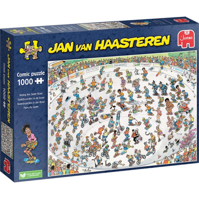 Jan Van Haasteren Jigsaw Puzzle Skateboard in der Schüssel, 1000st.
