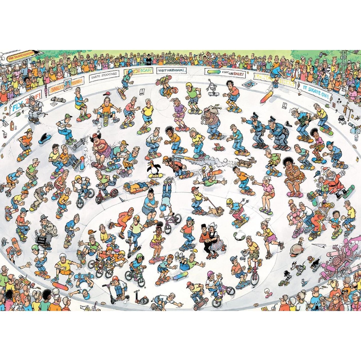 Jan Van Haasteren Jigsaw Puzzle Skateboard in der Schüssel, 1000st.