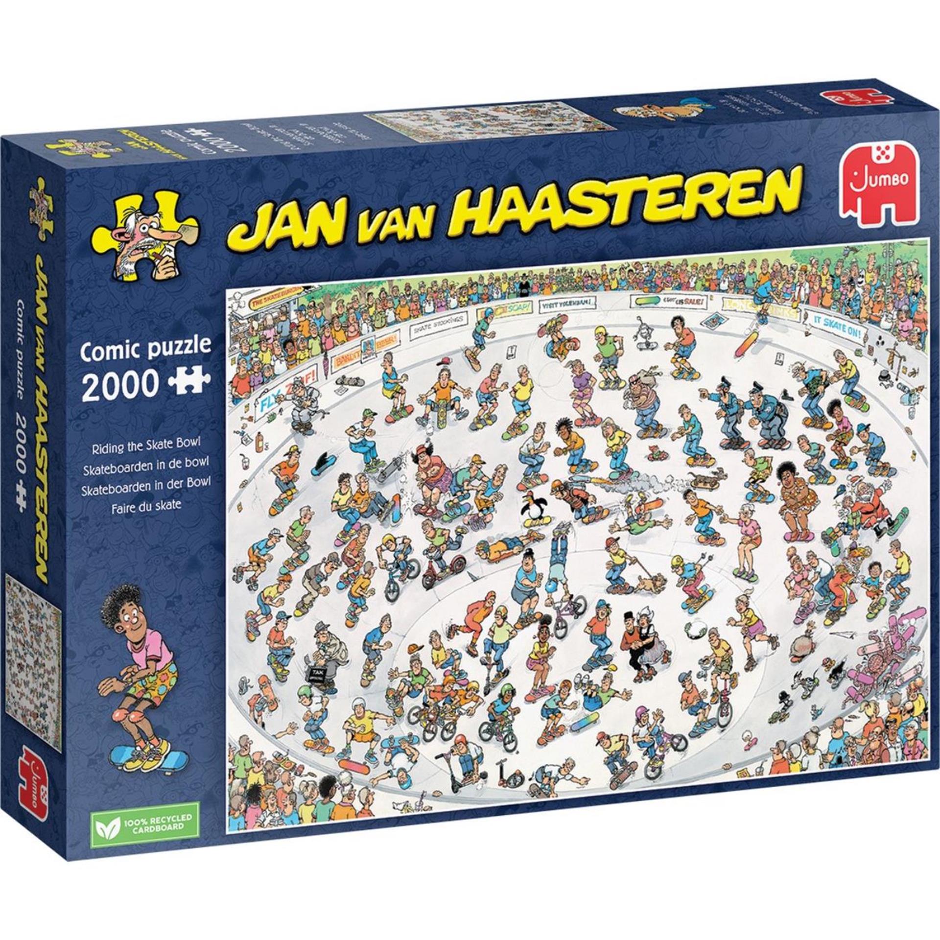 Jan Van Haasteren Jigsaw Puzzle Skateboarding in der Schüssel, 2000st.