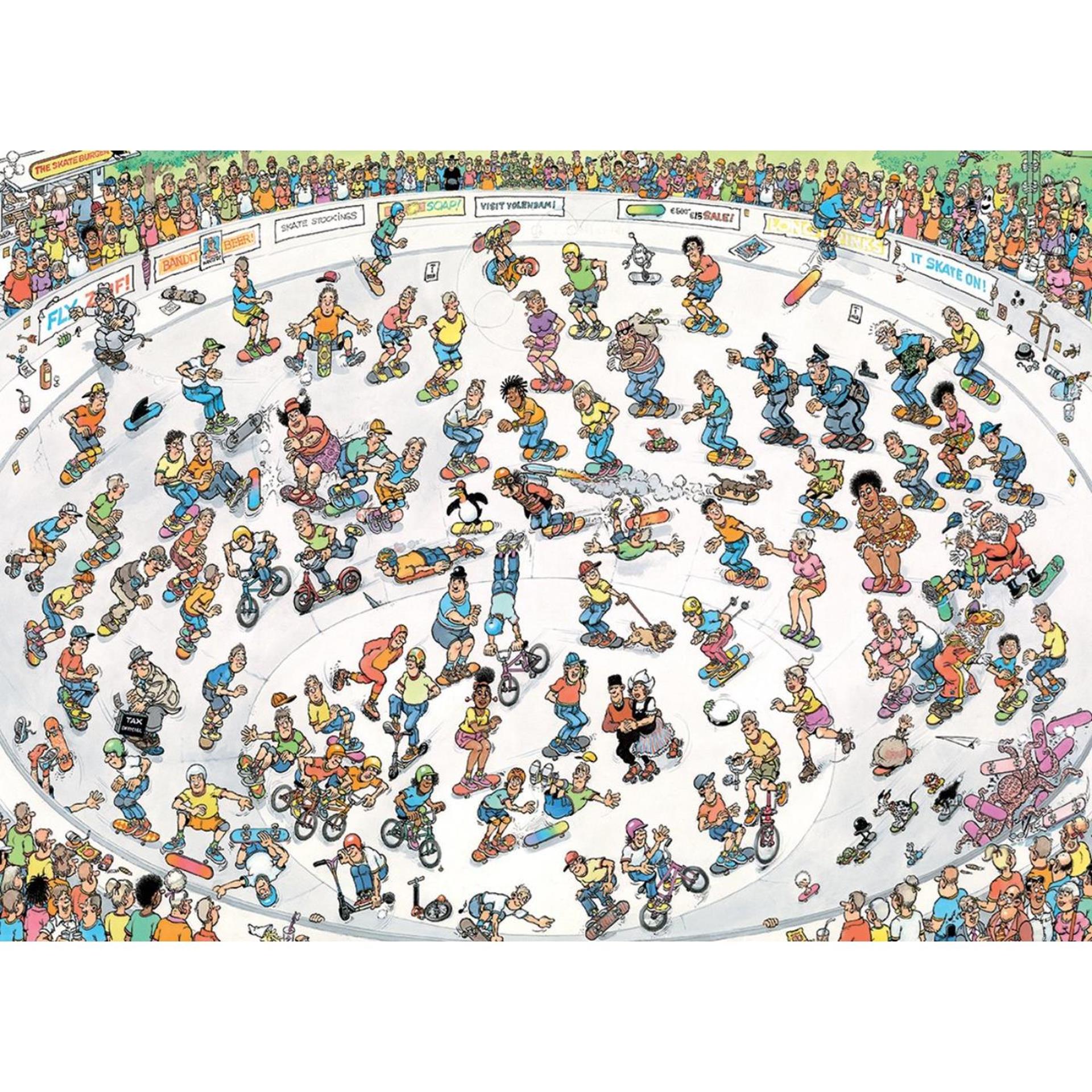 Jan Van Haasteren Jigsaw Puzzle Skateboarding in der Schüssel, 2000st.