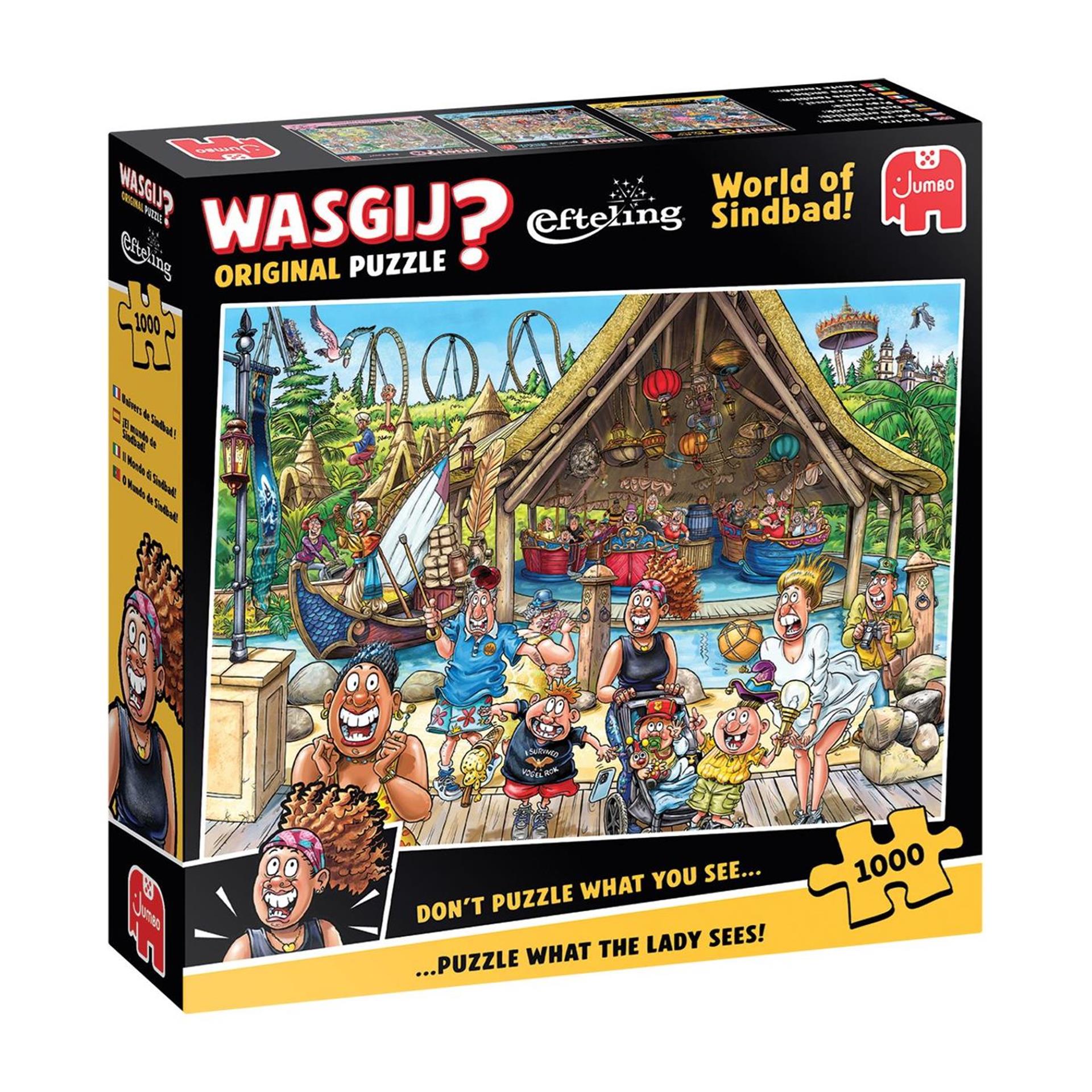 Wasgij Original Puzzle Efteling - Welt von Sindband! 1000 Stücke