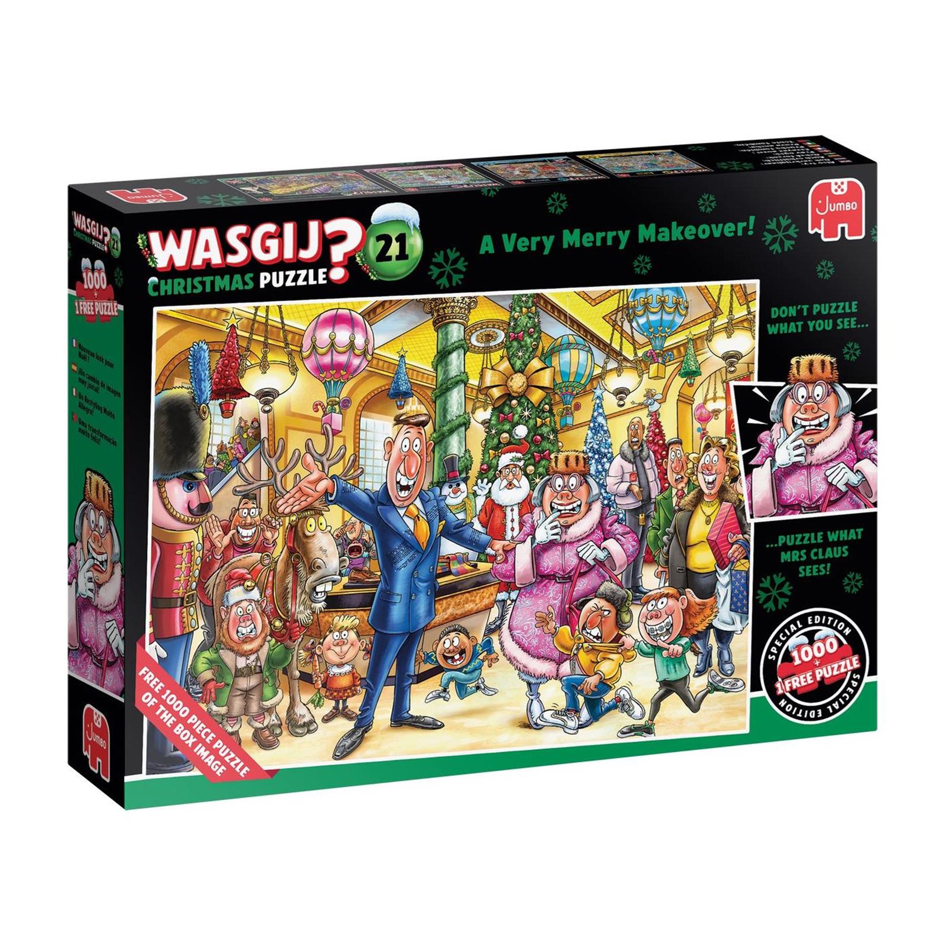 Jumbo Wasgij Christmas 21 Makeover! 2x1000Stk