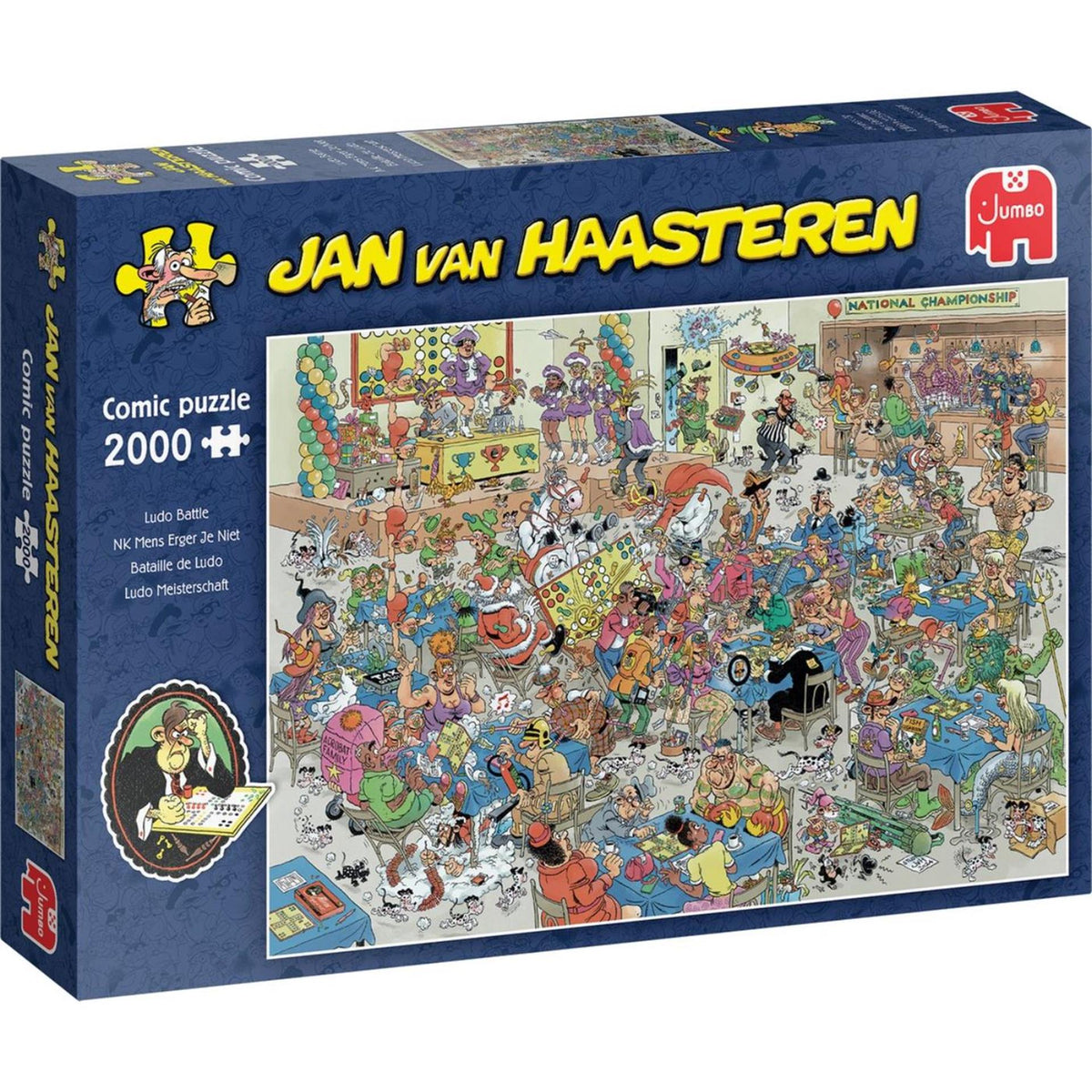 Puzzle Jan van Haasteren Nederlands Meisterschaft Mensch macht dich nicht 2000 Stücke