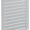 Renson 1015063 - Lamellengitter flach Aluminium weiß 150x150mm | 10 Stück